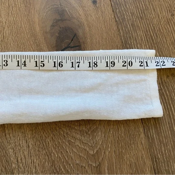 J.Jill Linen Blend Open Front Cardigan White Sz Small Petite - Picture 14 of 14